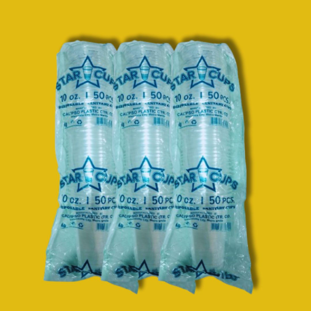 10oz Clear Plastic Star Cup