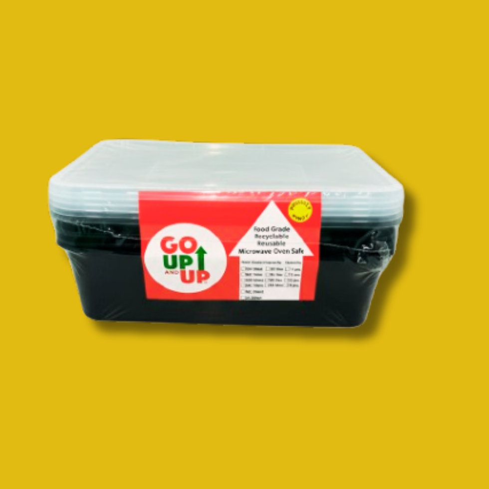 Thumbnail: RE1600 - Go Up & Up Rectangular Microwavable Black