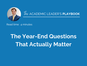 The Year-End Questions That Actually Matter