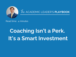 Coaching Isn’t a Perk. It’s a Smart Investment.