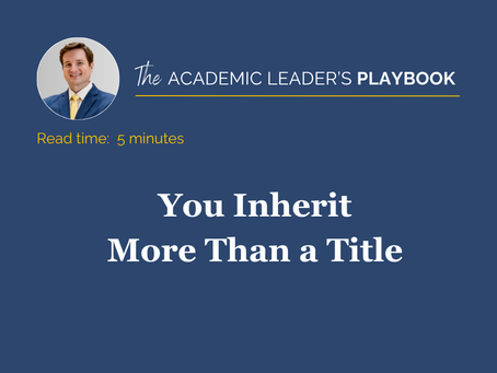 You Inherit More Than a Title