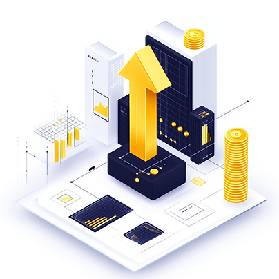 u8237816161_A_sleek_isometric_3D_illustration_of_an_upward-mo_9b64ee80-2000-4afd-82b9-ea6e