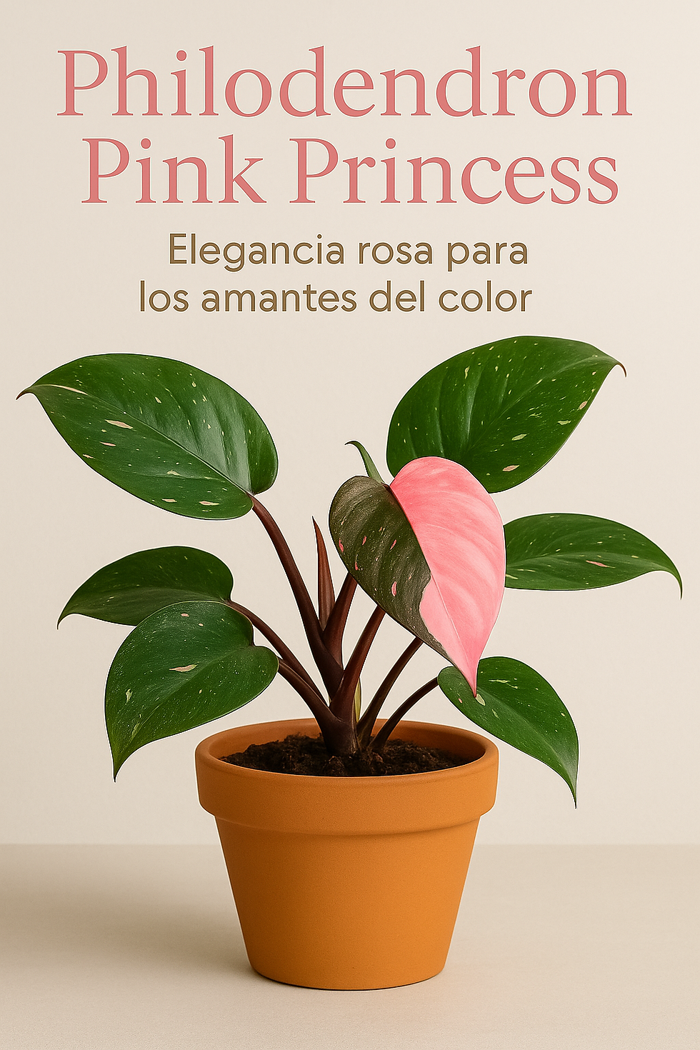 philodendro pink princess tampico Mexico