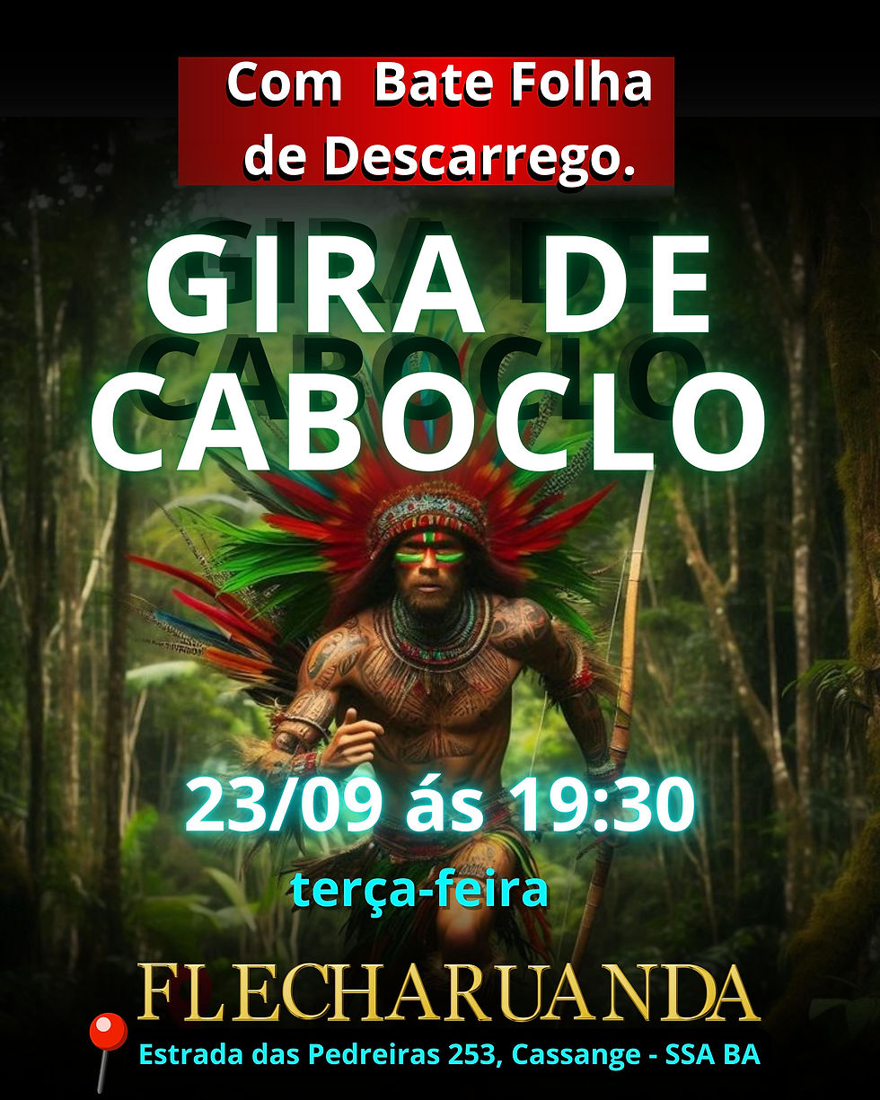 Gira Caboclo com bate folha