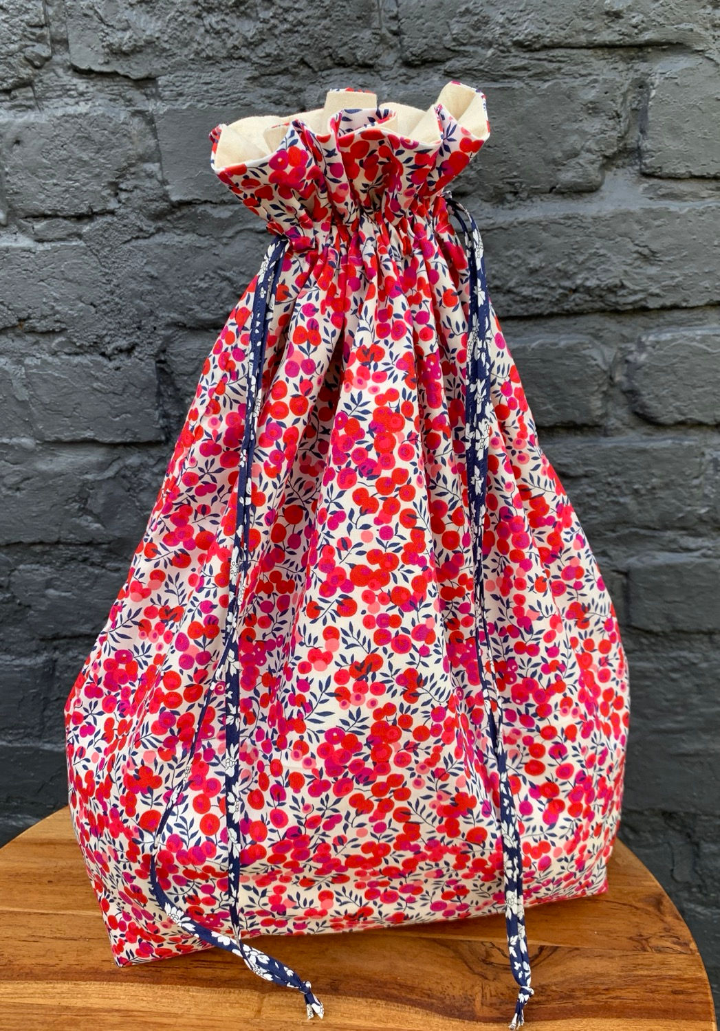Sac à pain en tissu Liberty / 26,50€