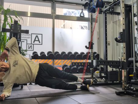 サイドプランク×チューブアダクション