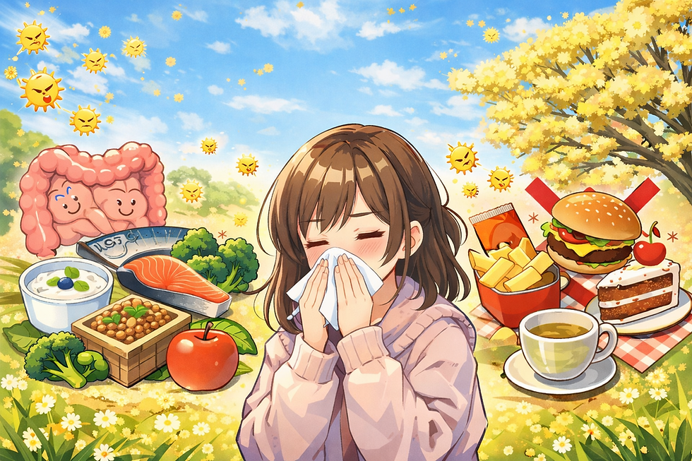 花粉症と食事の関係を