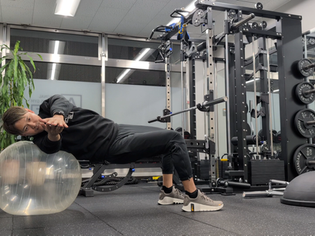 BB胸椎回旋+腹斜筋トレーニング