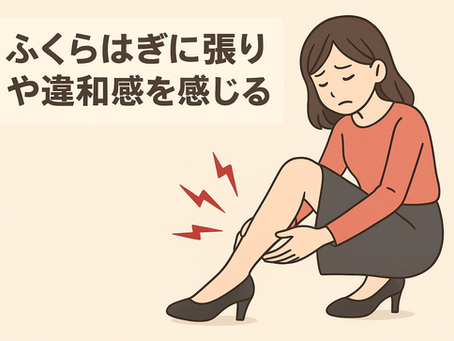 ふくらはぎに張りや違和感を感じる女性へ