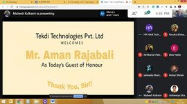 Guest of Honour @ Tekdi Technologies