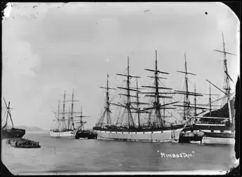 1842 - Maiden voyage of Hindostan to Suez to open the line to Calcutta