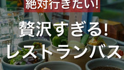 贅沢過ぎる！レストランバス（ナルワントInstagram）