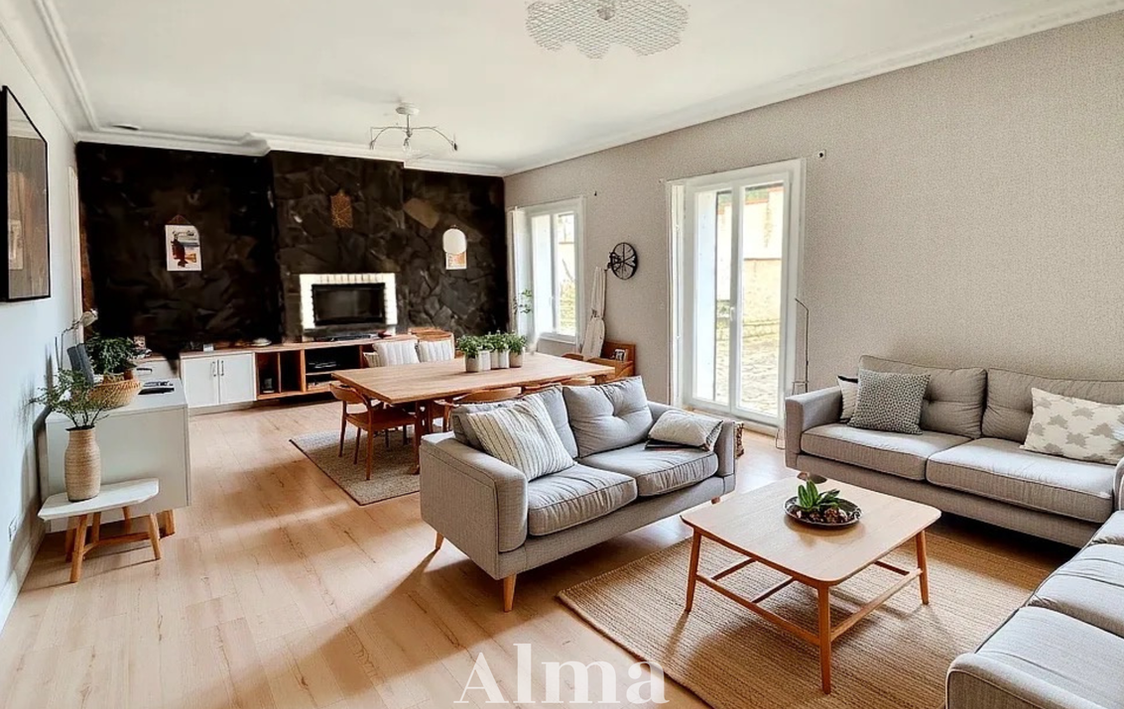 salon Maison individuelle T6 de 180,77m² sur une parcelle de 4194m² , Villebrumier (82370)