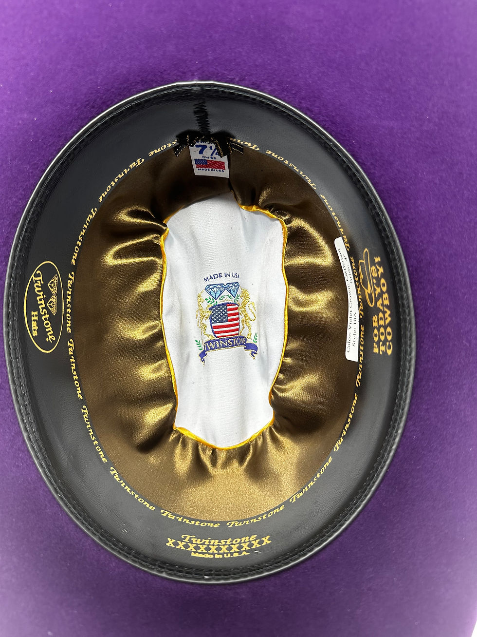 Thumbnail: Twinstone 10X Felt Violet Cattleman