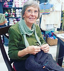 Nel Adams, sock knitting instructor at Unwind Yarn & Gifts in Savannah, GA.