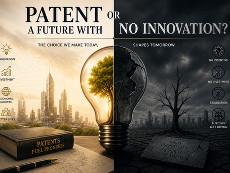 If we did not already have a patent system, we would have to invent it - or else face a future with no innovation?