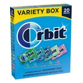 Orbit Mint Sugar Free Chewing Gum Variety Pack, (14 ct., 20 pk.)