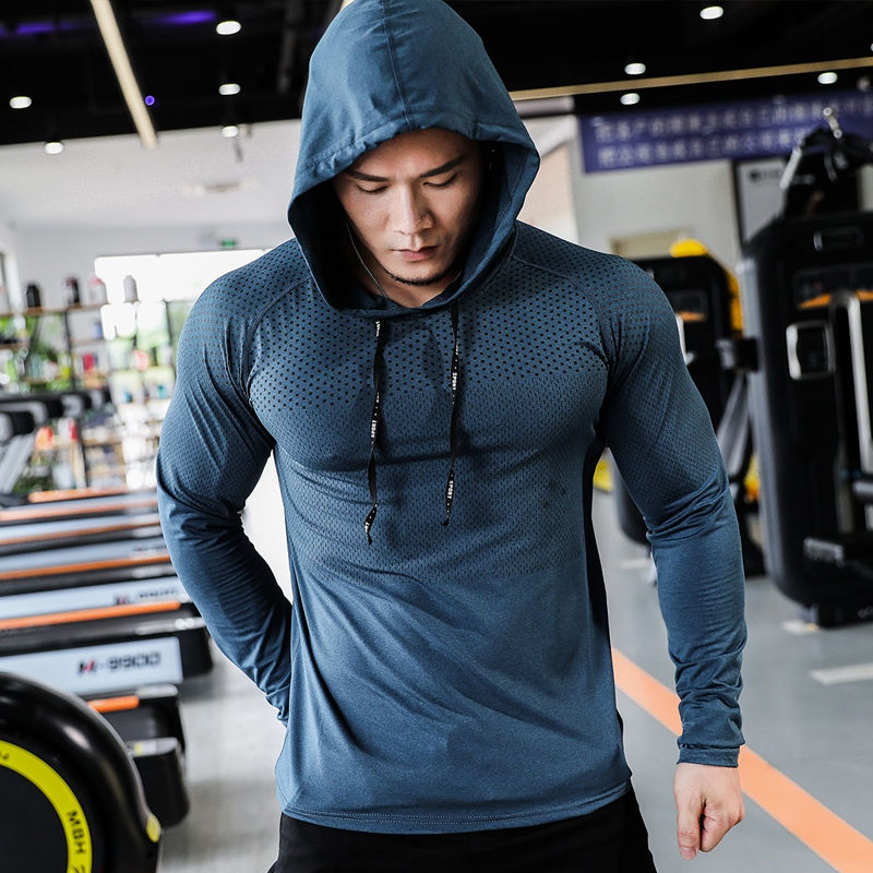Thumbnail: Mens Fitness Tracksuit Running Sport Hoodie Gym Joggers Hooded Outdoor Workout S