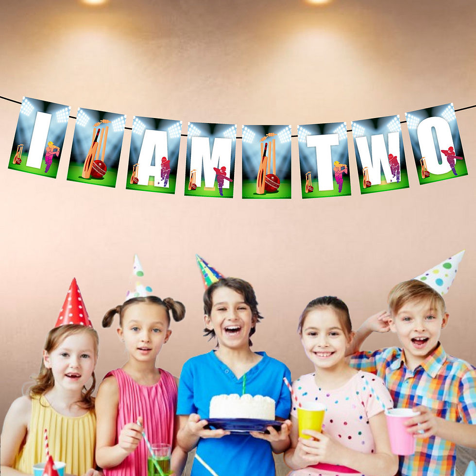 Thumbnail: Cricket Age Birthday Banner for Birthday Background and Celebration