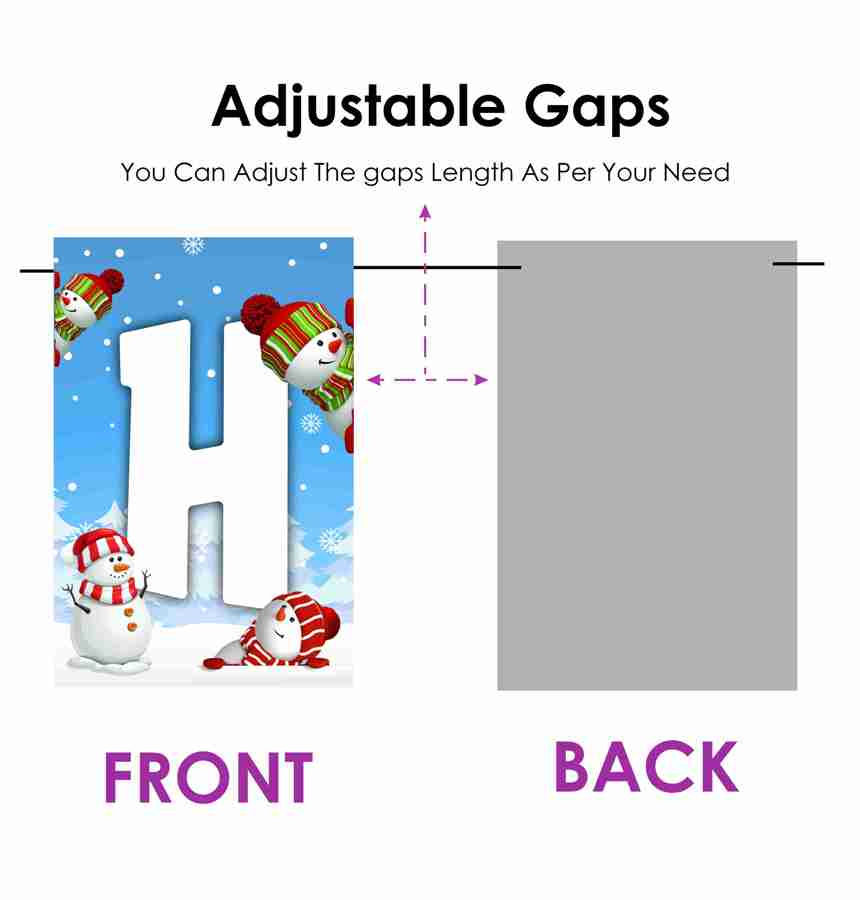 Thumbnail: Snowman Theme Happy Birthday Banner Bunting