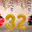 Thumbnail: Number 32 Foil Balloon with 25 Nos Black & Red Balloons