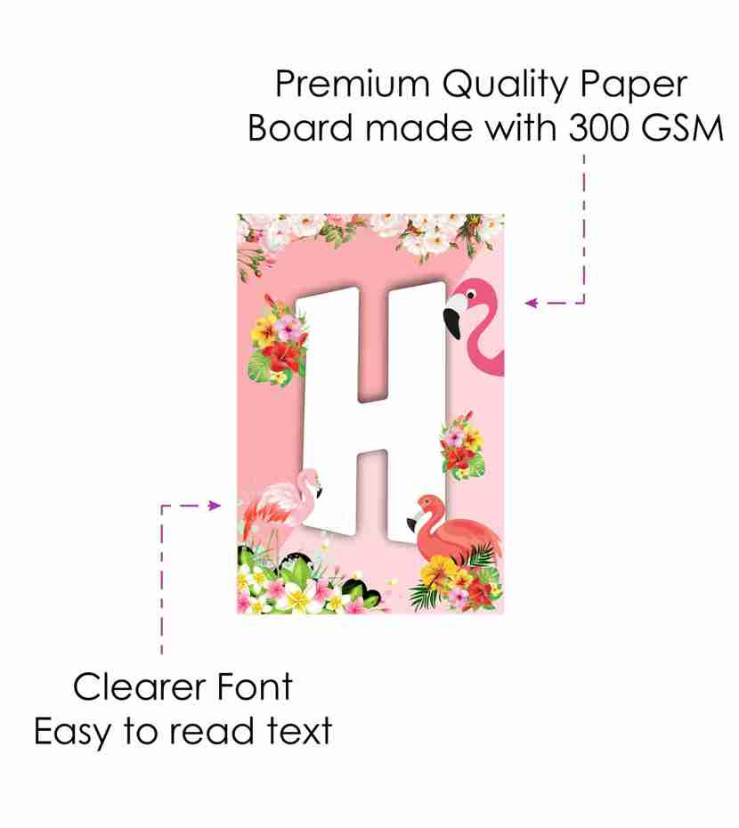 Thumbnail: Flamingo Number Birthday Banner for Birthday Background and Celebration