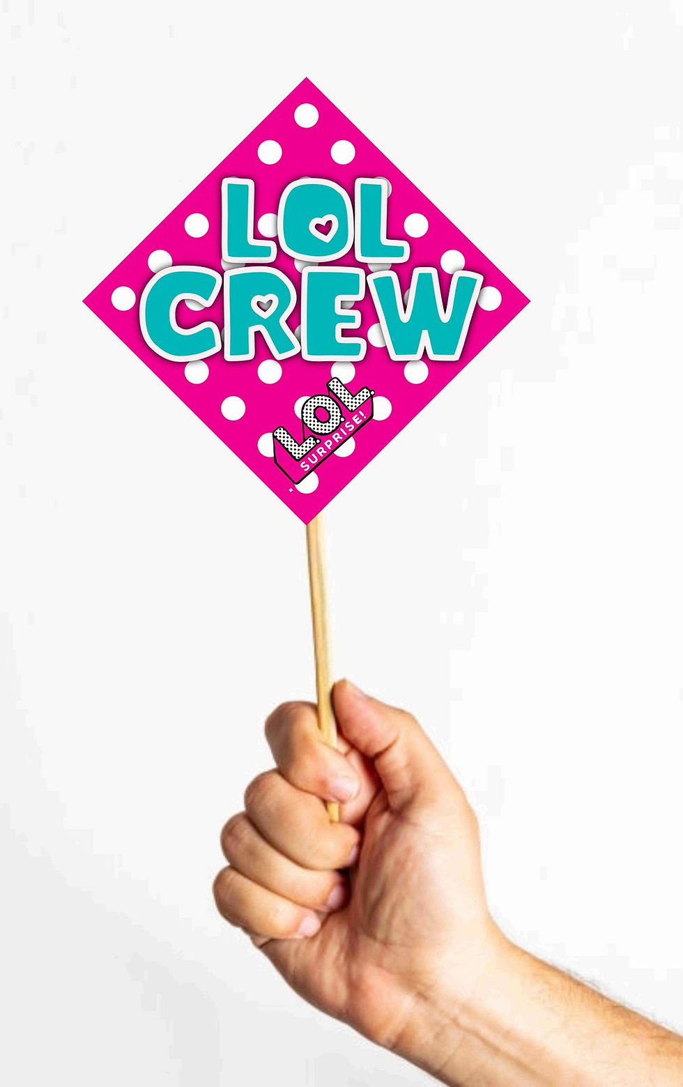 Thumbnail: LOL Theme Photo Props for Party Photo Booth - Pack of 10