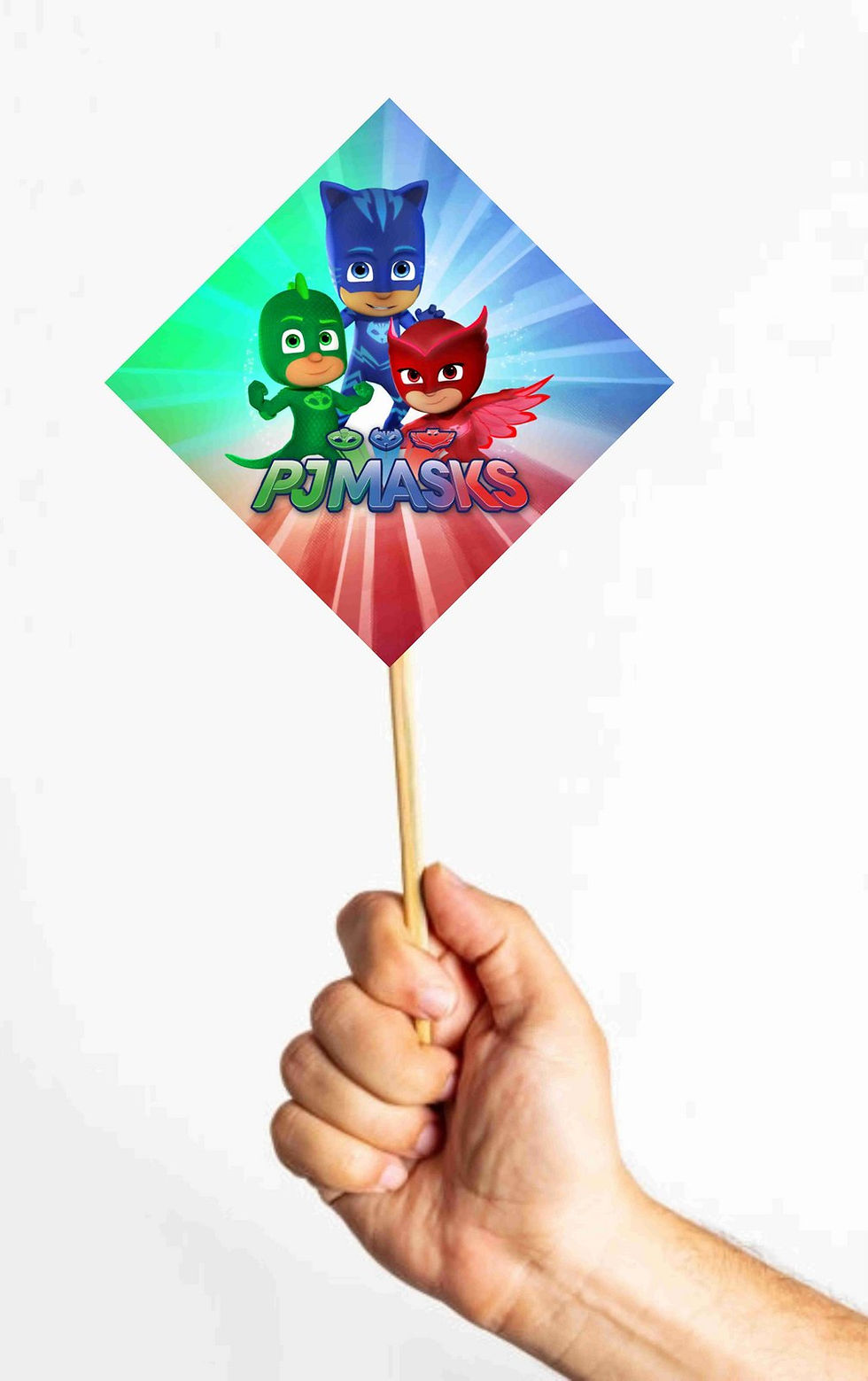 Thumbnail: PJ Mask Theme Photo Props for Party Photo Booth - Pack of 10