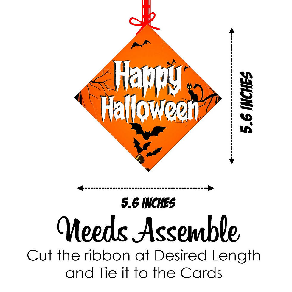 Thumbnail: Halloween Theme Ceiling Hangings Birthday Cutout for Party - Pack of 12