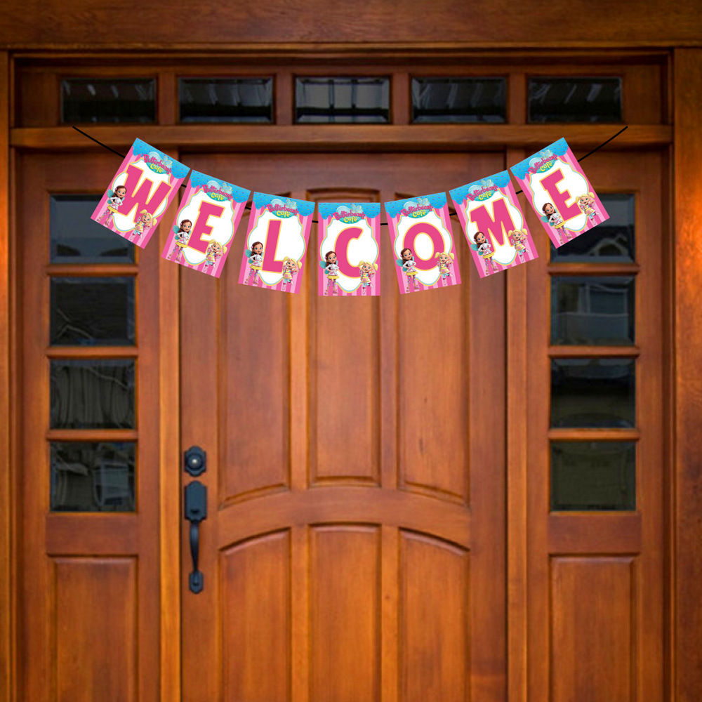 Butter Beans Cafe Welcome Banner for Party Entrance