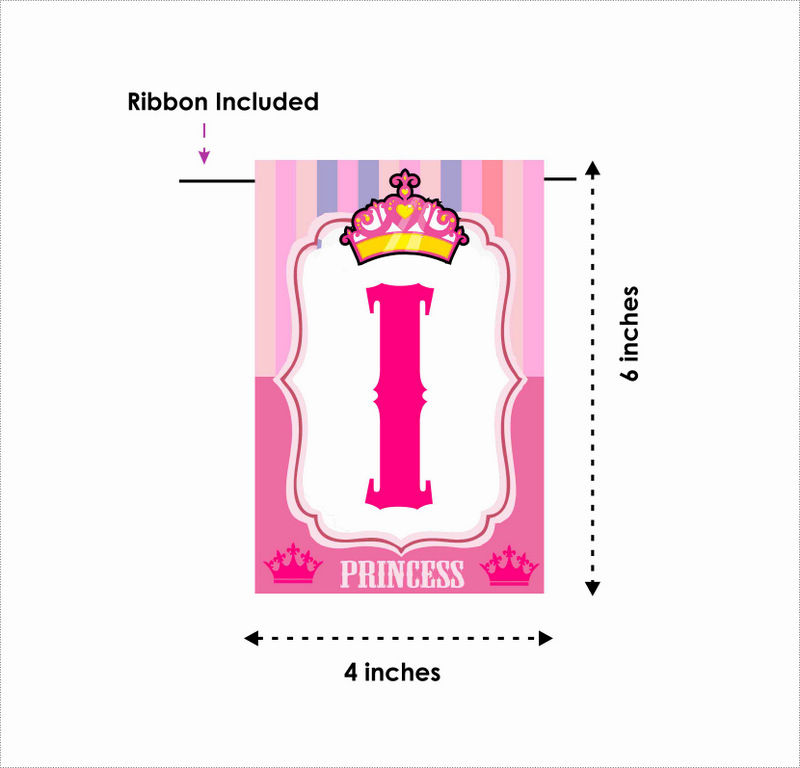 Thumbnail: Princess Theme Happy Birthday Banner Bunting