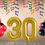 Thumbnail: Number 30 Foil Balloon with 25 Nos Black & Red Balloons