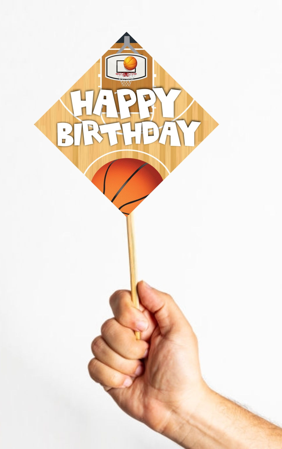 Thumbnail: Basketball Theme Photo Props for Party Photo Booth - Pack of 10