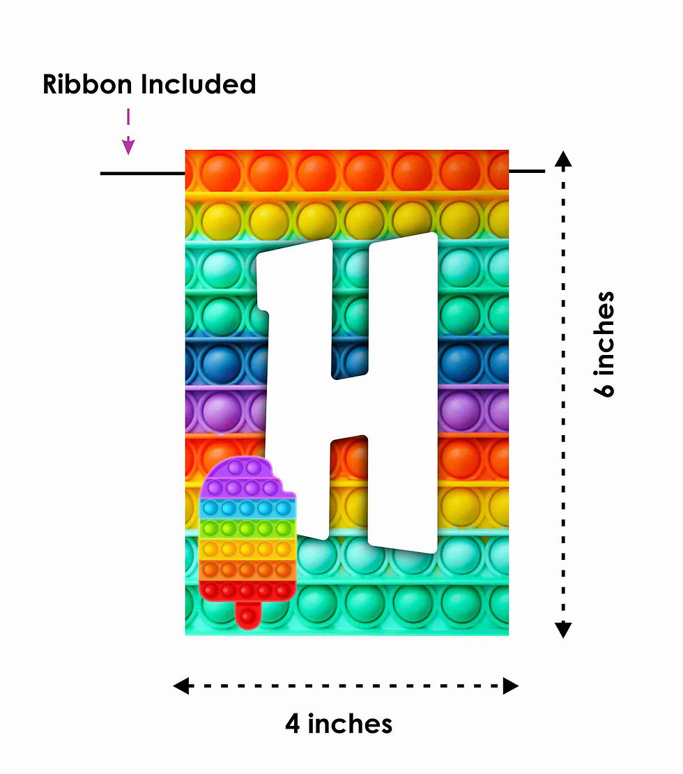 Thumbnail: Pop It Number Birthday Banner for Birthday Background and Celebration