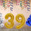 Thumbnail: Number 39 Foil Balloon with 25 Nos Blue & Silver Balloons