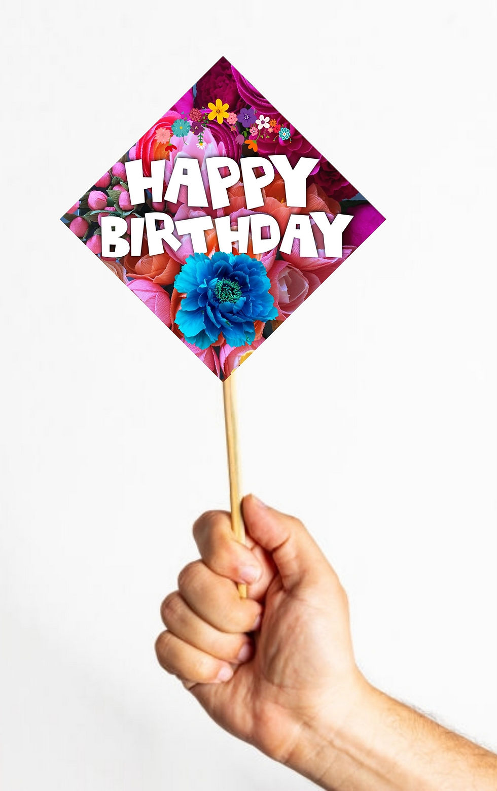 Thumbnail: Floral Theme Photo Props for Party Photo Booth - Pack of 10