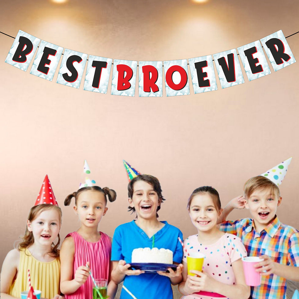 Thumbnail: Best Bro Ever Banner Bunting