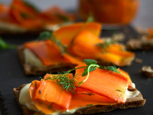 Möhren im Graved Lachs Style