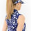 Thumbnail: Pure Golf Arielle Telephone Wire Ladies Golf Visor-Wild Peony