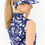 Thumbnail: Pure Golf Arielle Telephone Wire Ladies Golf Visor-Wild Peony