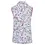 Thumbnail: Island Green Summer Leaf Ladies Sleeveless Print Back & Collar Golf Polo