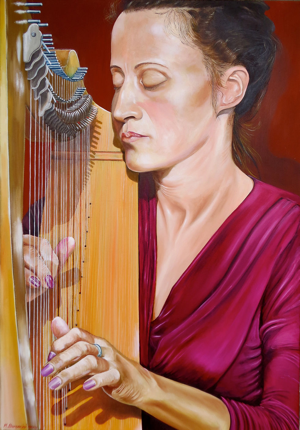 ARPEGGIANDO olio su tela cm.70x100 Gennaio 2014    IMG_4611 copia