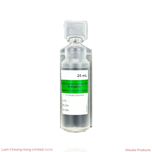 25mL Sodium Chloride 0.9% Irrigation 生理鹽水 | 急救用品 | Luen Cheong Hong 聯昌行