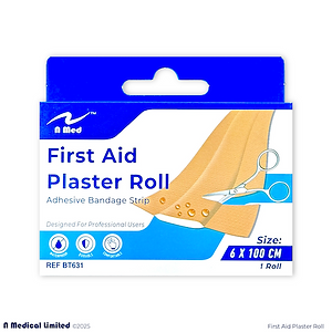 First Aid Plaster Adhesive Bandage Roll 6 x 100 cm | 1 pieces