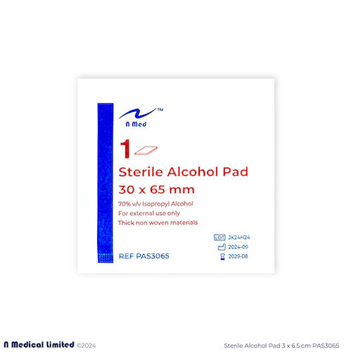 N Medical Sterile Alcohol Prep Pad Swabs
