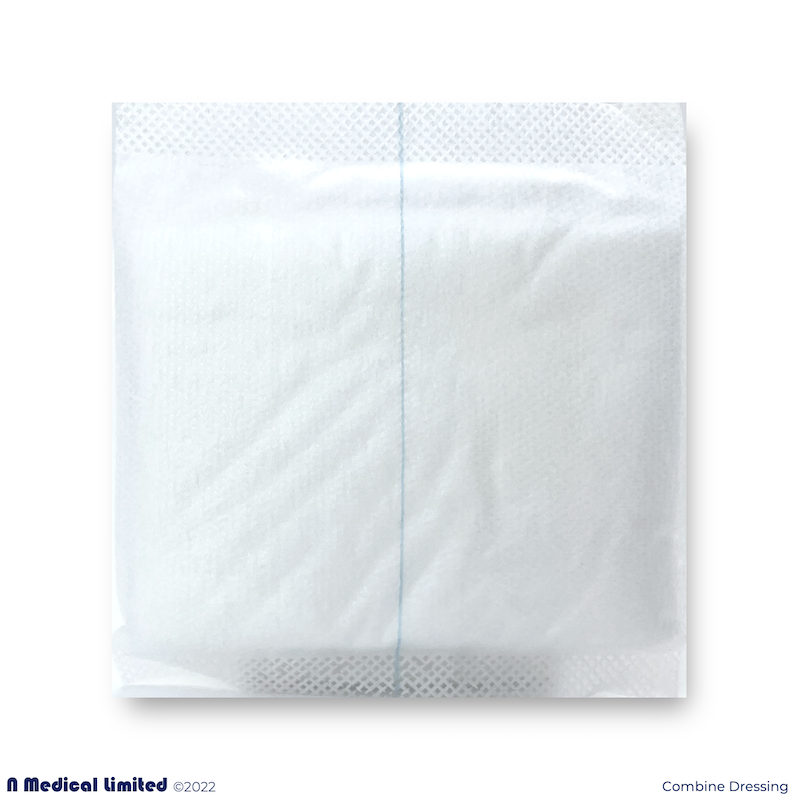 Thumbnail: N Medical Combine Dressing 20x20cm, Sterile 吸血棉墊敷料 | Hong Kong 香港 | Macau 澳門