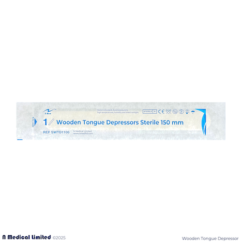Thumbnail: N Medical Sterile Wooden Tongue Depressor 消毒木舌壓板 (Grade A Wood) | Hong Kong Macau Singapore SG 香港澳門 | LCH 聯昌行
