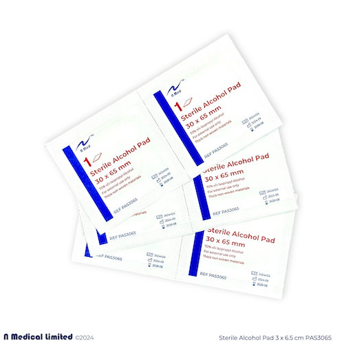 N Medical Sterile Alcohol Prep Pad Swabs