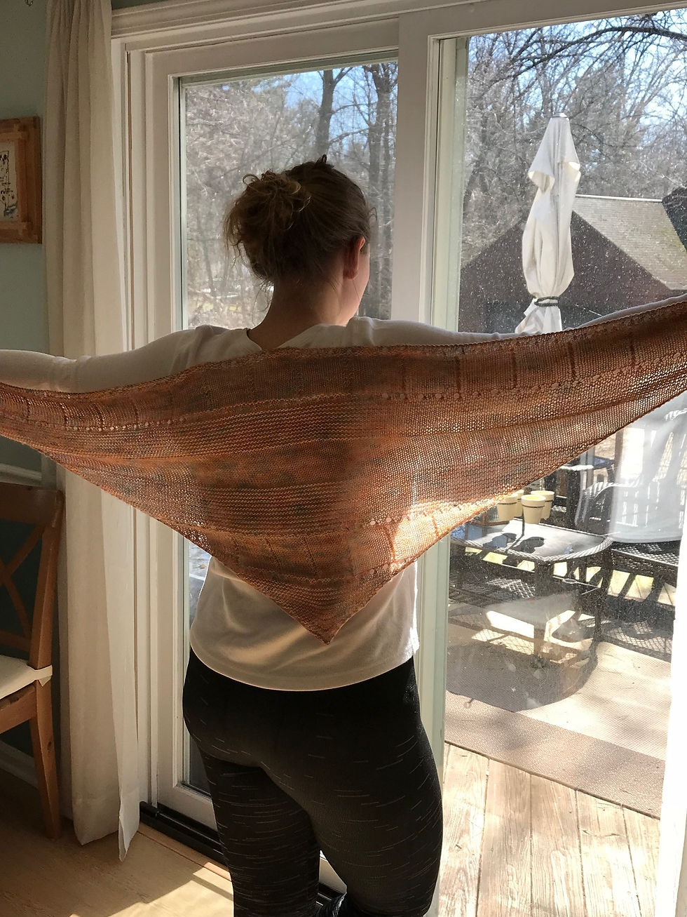 Thumbnail: Sunset Bridge Shawl