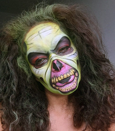 zombie face paint